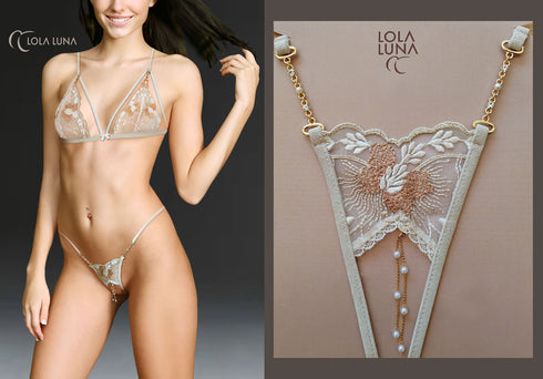 Opalys set with sexy bra lingerie set - lolaluna.com